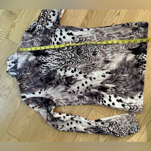 Golfino Leopard Golf Quarter zip jacket athletic US 4 - Picture 6 of 9